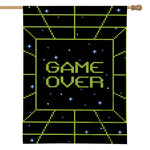 8-Bit Game Over Print House Flag