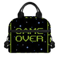 8-Bit Game Over Print Insulated Lunch Bag