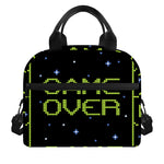 8-Bit Game Over Print Insulated Lunch Bag