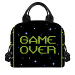 8-Bit Game Over Print Insulated Lunch Bag