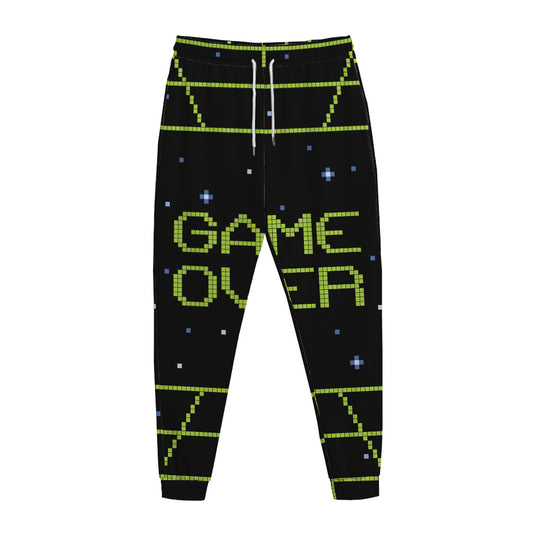 8-Bit Game Over Print Jogger Pants