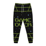 8-Bit Game Over Print Jogger Pants