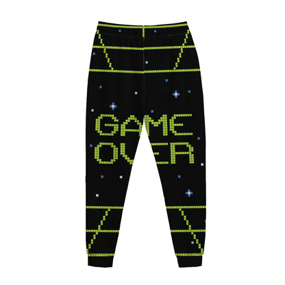 8-Bit Game Over Print Jogger Pants