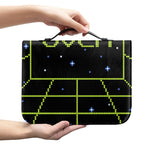 8-Bit Game Over Print Leather Bible Cover