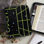 8-Bit Game Over Print Leather Bible Cover