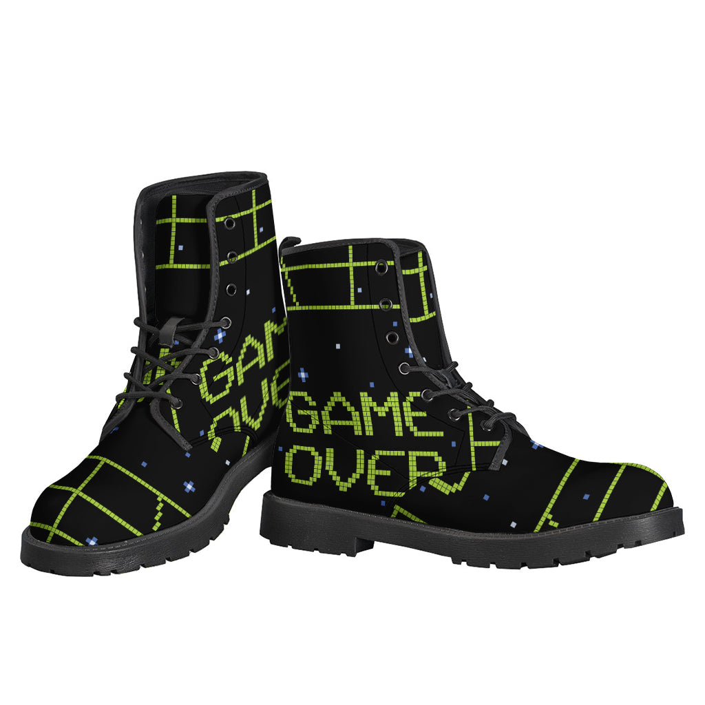 8-Bit Game Over Print Backpack