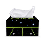 8-Bit Game Over Print Leather Tissue Box Cover
