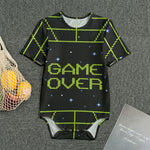 8-Bit Game Over Print Men's Bodysuit