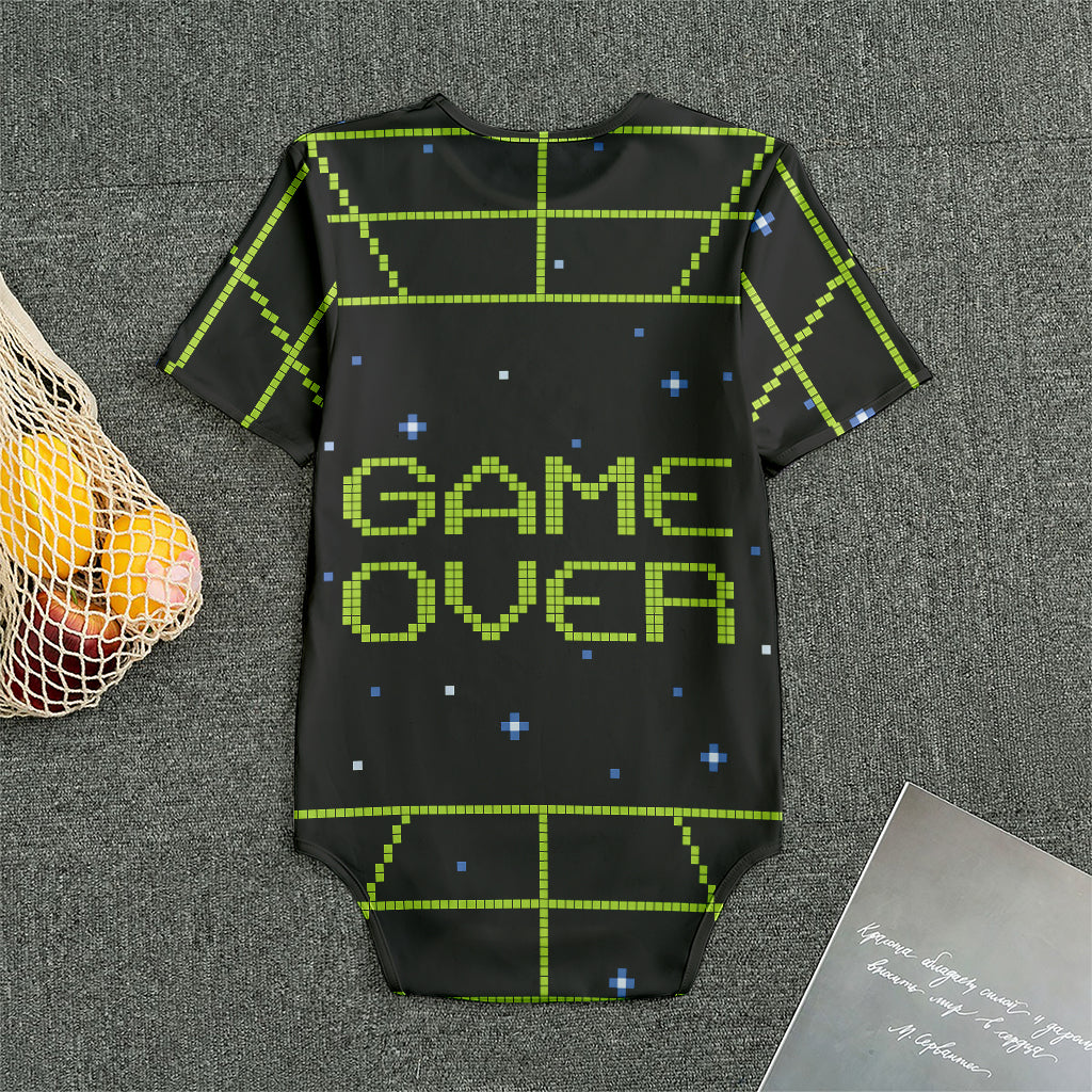 8-Bit Game Over Print Men's Bodysuit