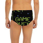 8-Bit Game Over Print Men's Briefs