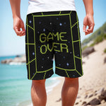 8-Bit Game Over Print Men's Cargo Shorts