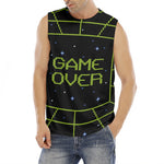 8-Bit Game Over Print Men's Fitness Tank Top