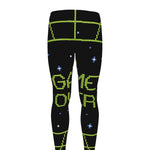 8-Bit Game Over Print Men's leggings
