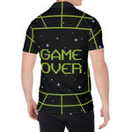 8-Bit Game Over Print Men's Shirt