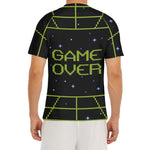 8-Bit Game Over Print Men's Short Sleeve Rash Guard