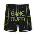 8-Bit Game Over Print Men's Athletic Shorts