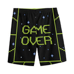 8-Bit Game Over Print Men's Sports Shorts