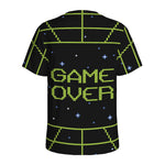 8-Bit Game Over Print Men's Sports T-Shirt