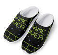 8-Bit Game Over Print Mesh Casual Shoes
