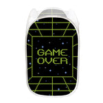 8-Bit Game Over Print Mesh Laundry Hamper