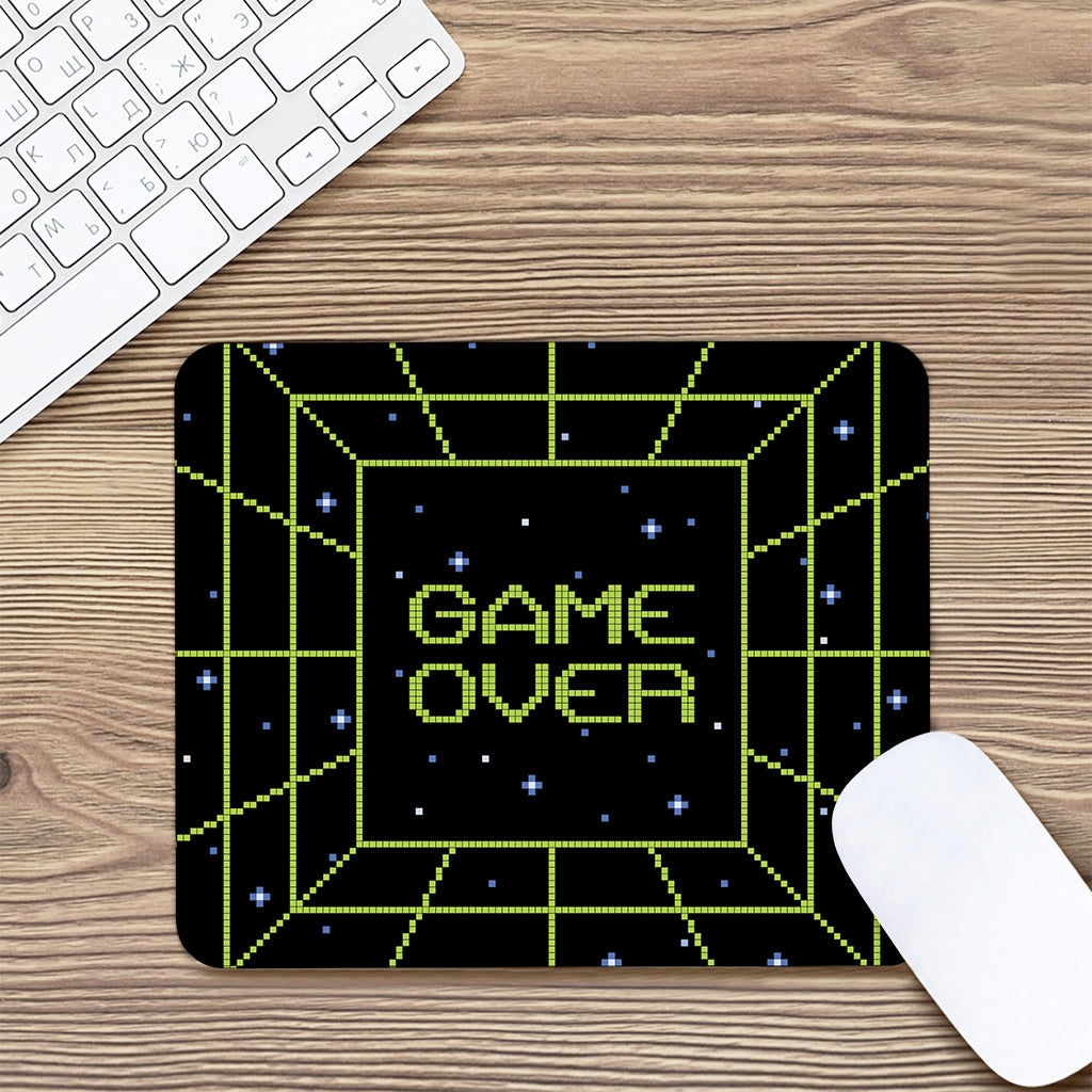8-Bit Game Over Print Mouse Pad