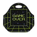 8-Bit Game Over Print Neoprene Lunch Bag