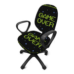 8-Bit Game Over Print Office Chair Cover
