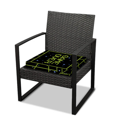8-Bit Game Over Print Outdoor Seat Cushion Cover