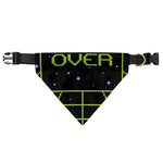 8-Bit Game Over Print Over The Collar Dog Bandana