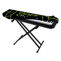8-Bit Game Over Print Piano Keyboard Cover