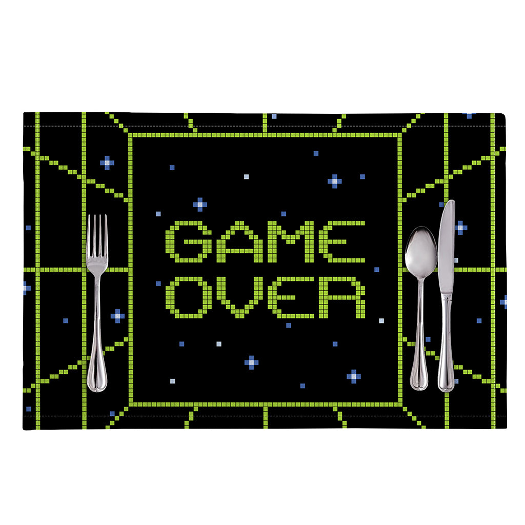 8-Bit Game Over Print Placemat