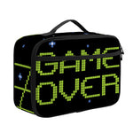 8-Bit Game Over Print Portable Lunch Bag