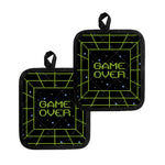 8-Bit Game Over Print Pot Holders