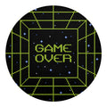 8-Bit Game Over Print Round Blanket