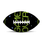 8-Bit Game Over Print Rugby Ball