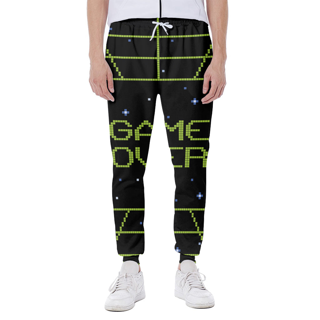 8-Bit Game Over Print Scuba Joggers