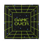 8-Bit Game Over Print Silk Bandana