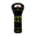 8-Bit Game Over Print Single Neoprene Wine Tote
