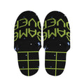 8-Bit Game Over Print Slippers