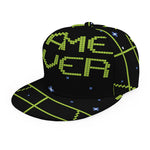 8-Bit Game Over Print Snapback Cap
