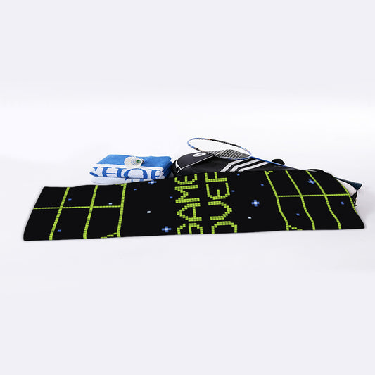 8-Bit Game Over Print Sports Towel