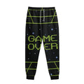 8-Bit Game Over Print Sweatpants