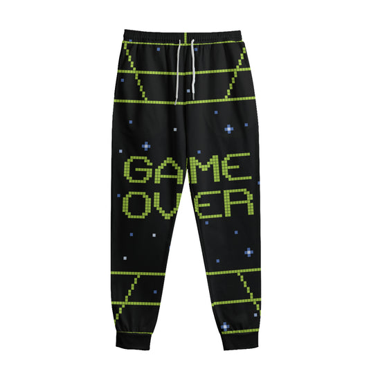 8-Bit Game Over Print Sweatpants