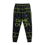 8-Bit Game Over Print Sweatpants