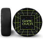 8-Bit Game Over Print Tire Cover