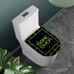 8-Bit Game Over Print Toilet Lid Cover