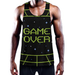 8-Bit Game Over Print Training Tank Top