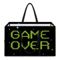 8-Bit Game Over Print Utility Tote Bag