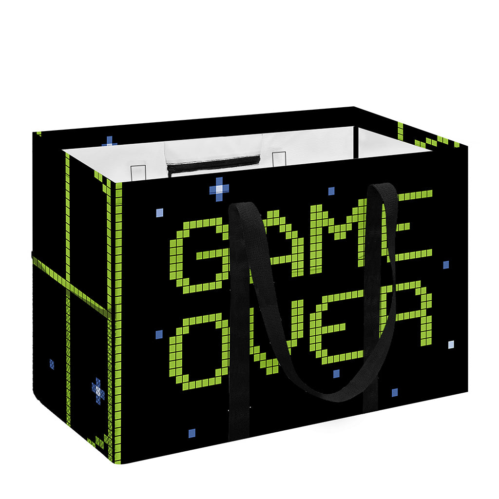 8-Bit Game Over Print Utility Tote Bag