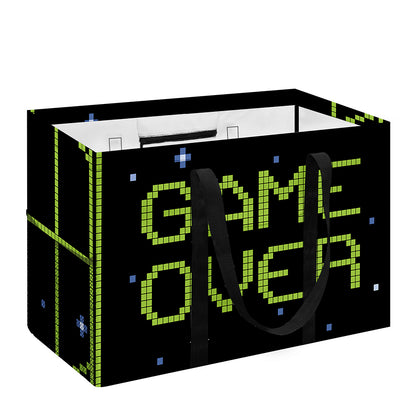 8-Bit Game Over Print Utility Tote Bag